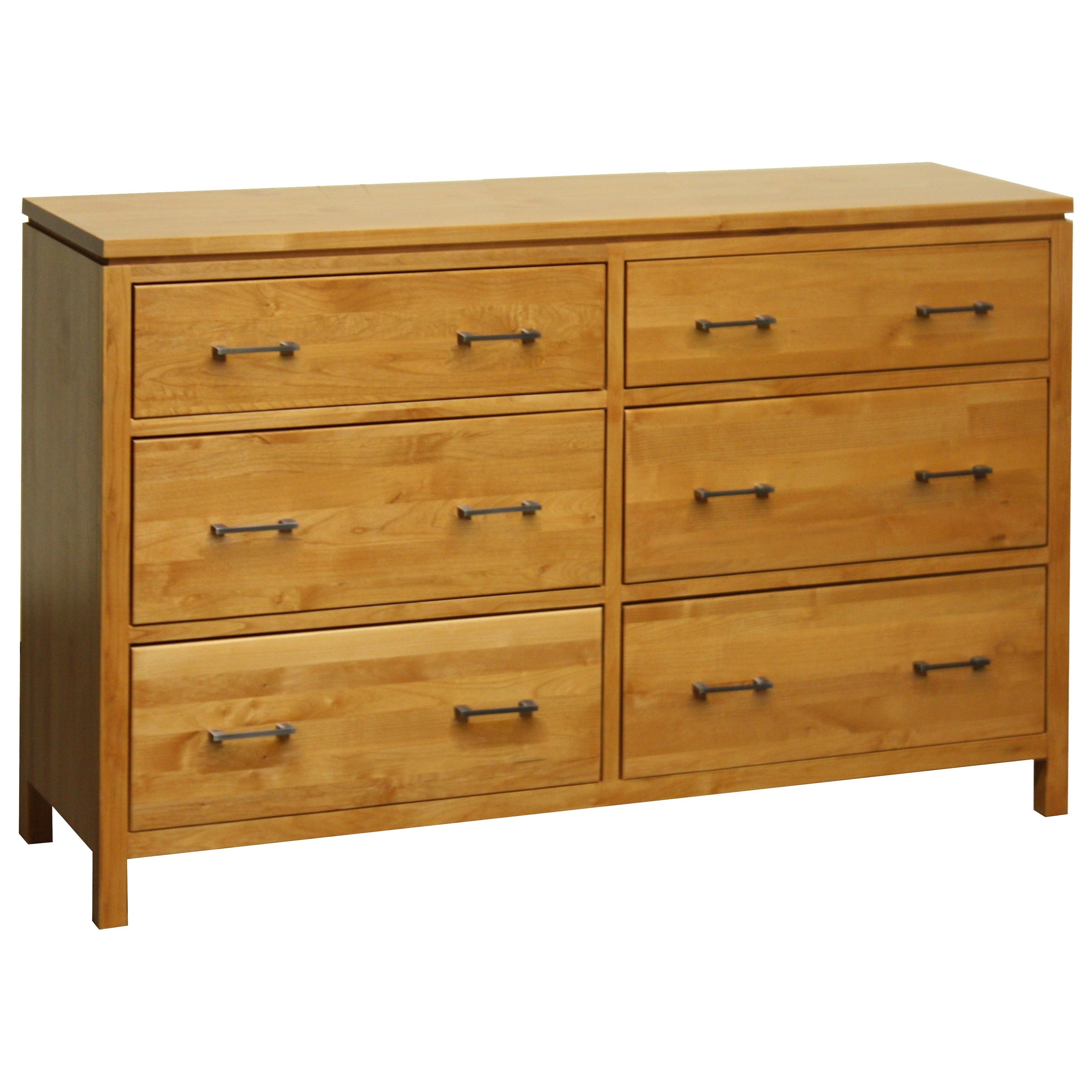 Archbold Furniture 2 West 6306 6 Drawer Dresser with 2 Blanket Drawers